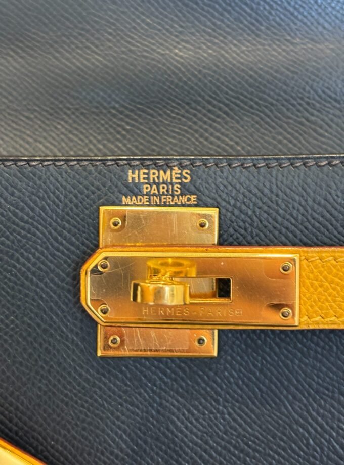 Sac Hermès Kelly 28 Bicolore Epsom
