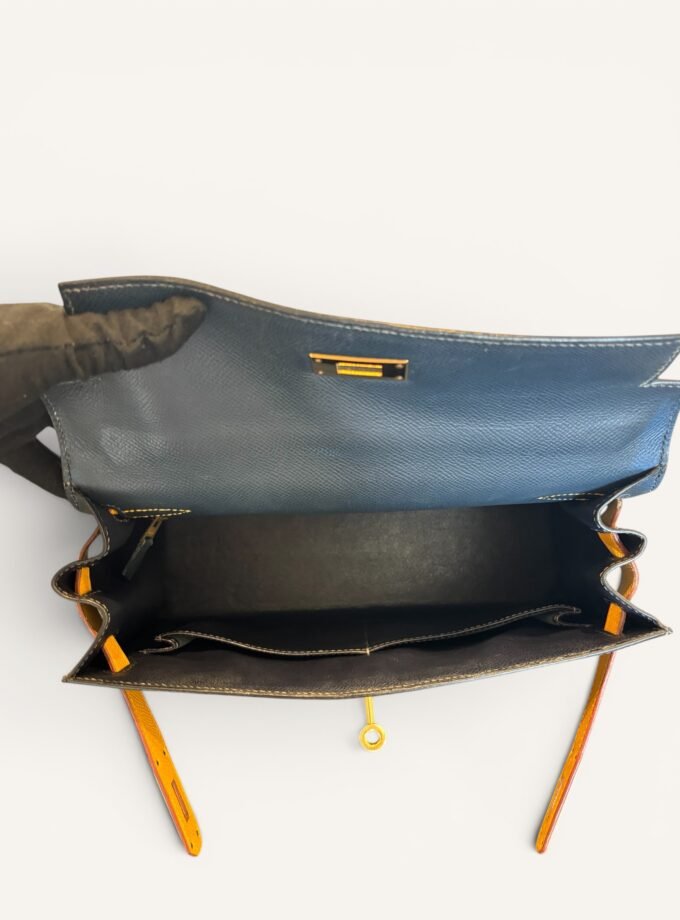 Sac Hermès Kelly 28 Bicolore Epsom