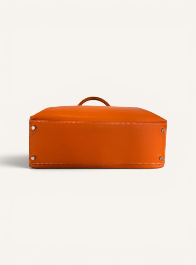 Sac Hermès Kelly Flat 35 Orange H
