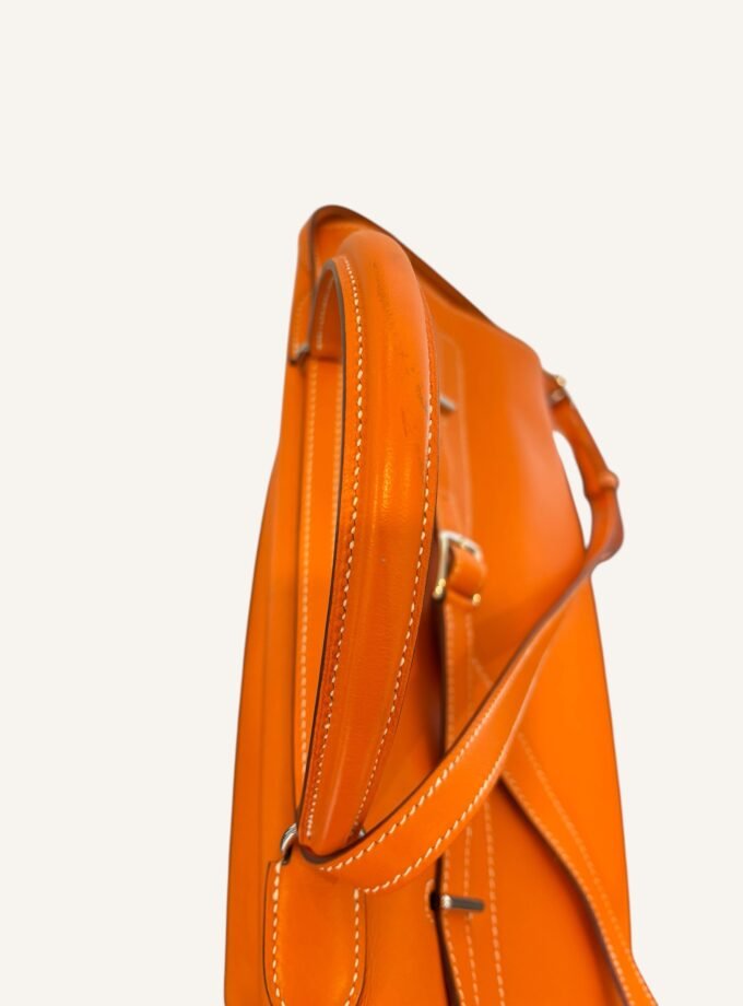 Sac Hermès Kelly Flat 35 Orange H
