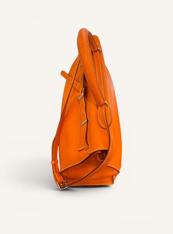 Sac Hermès Kelly Flat 35 Orange H