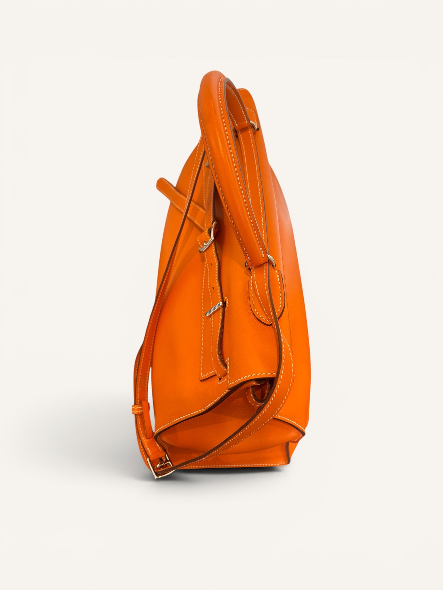 sac Hermès Kelly Flat 35 orange swift 2009