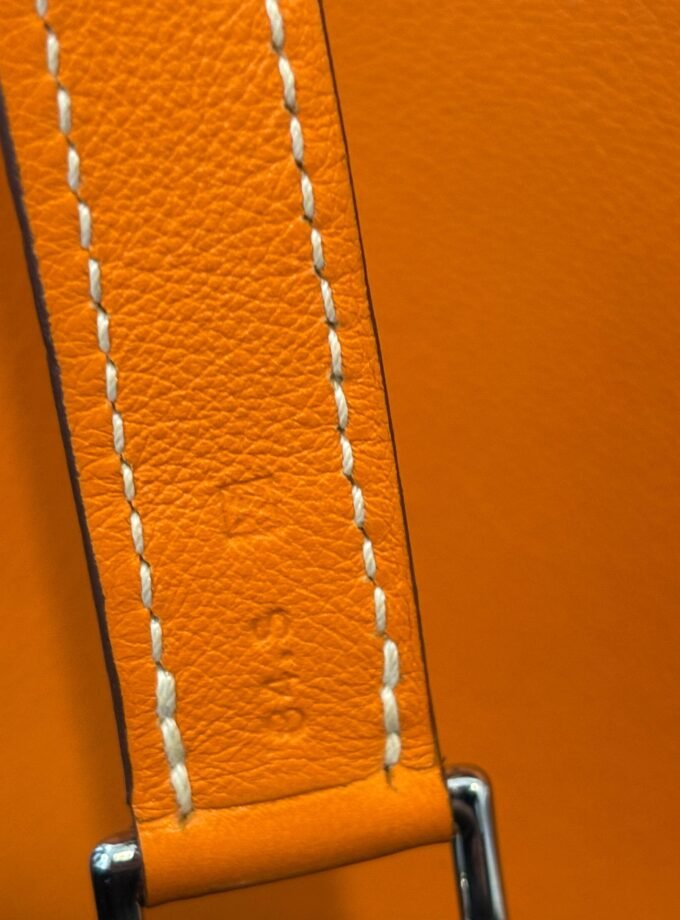 Sac Hermès Kelly Flat 35 Orange H