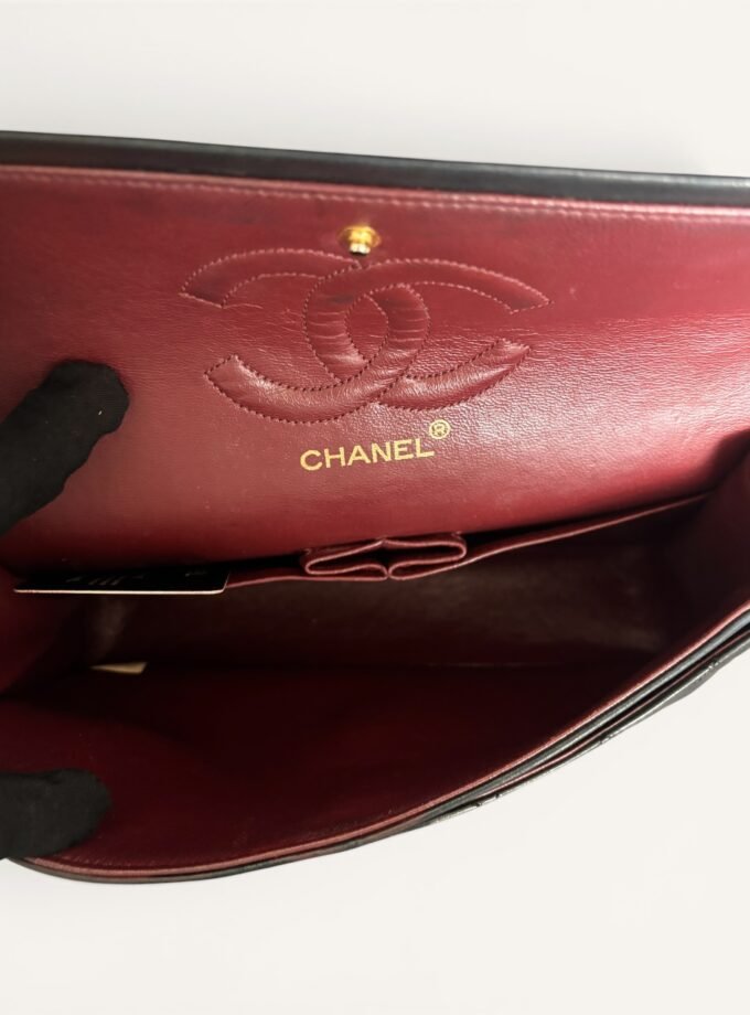 Sac Chanel Vintage Classique Medium Full Flap Noir