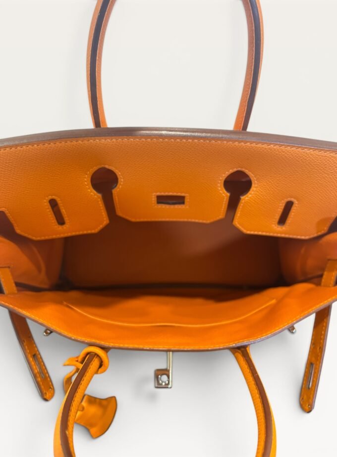 Sac Hermès HAC 28 Orange Epsom