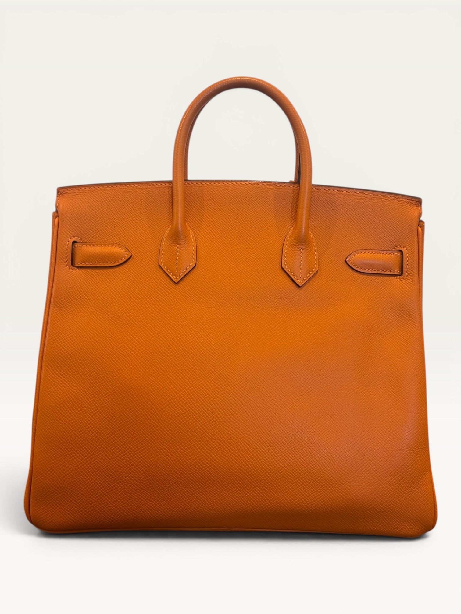 sac Hermès HAC 28 Epsom orange H palladium 2007