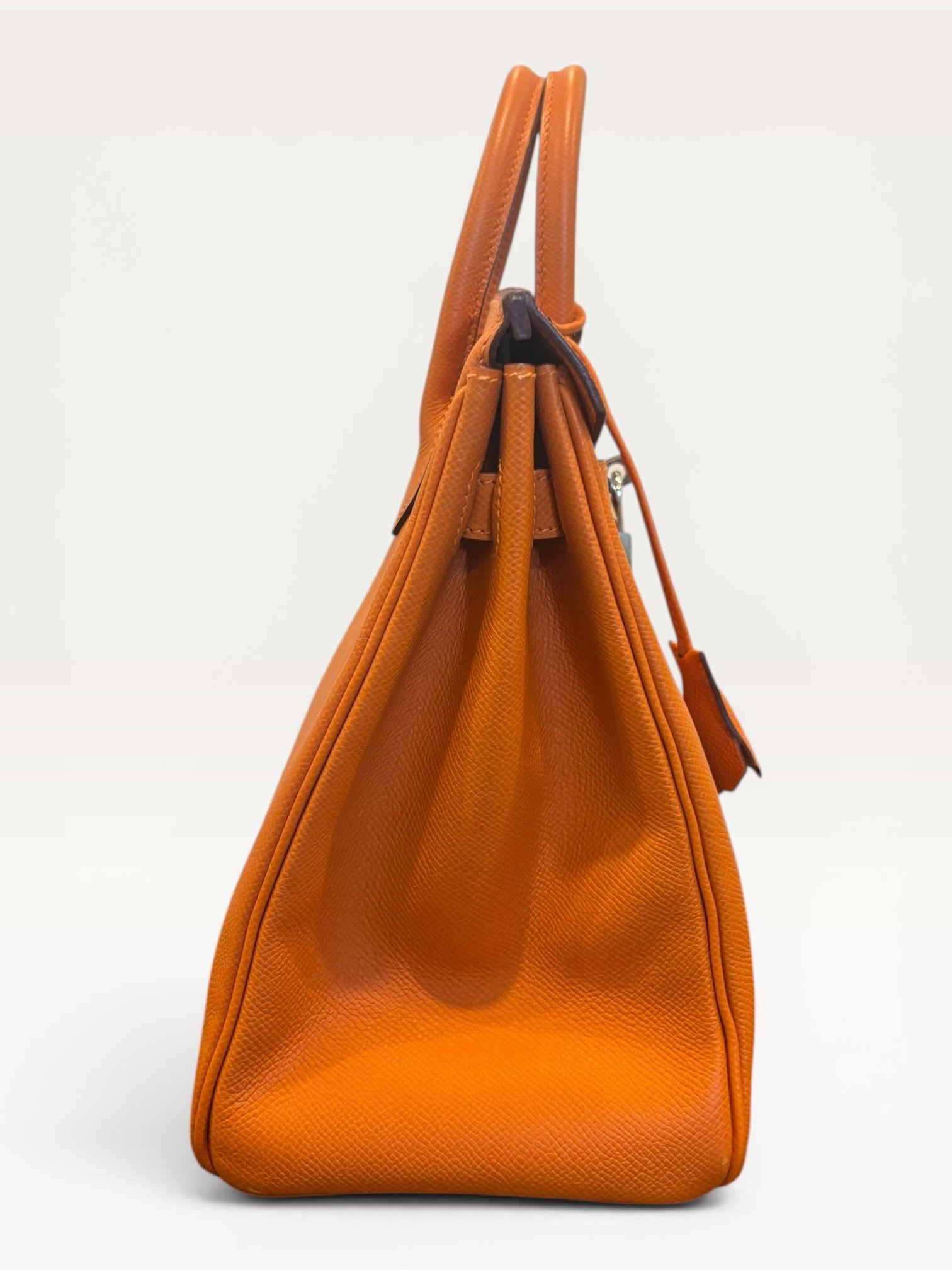 sac Hermès HAC 28 Epsom orange H palladium 2007