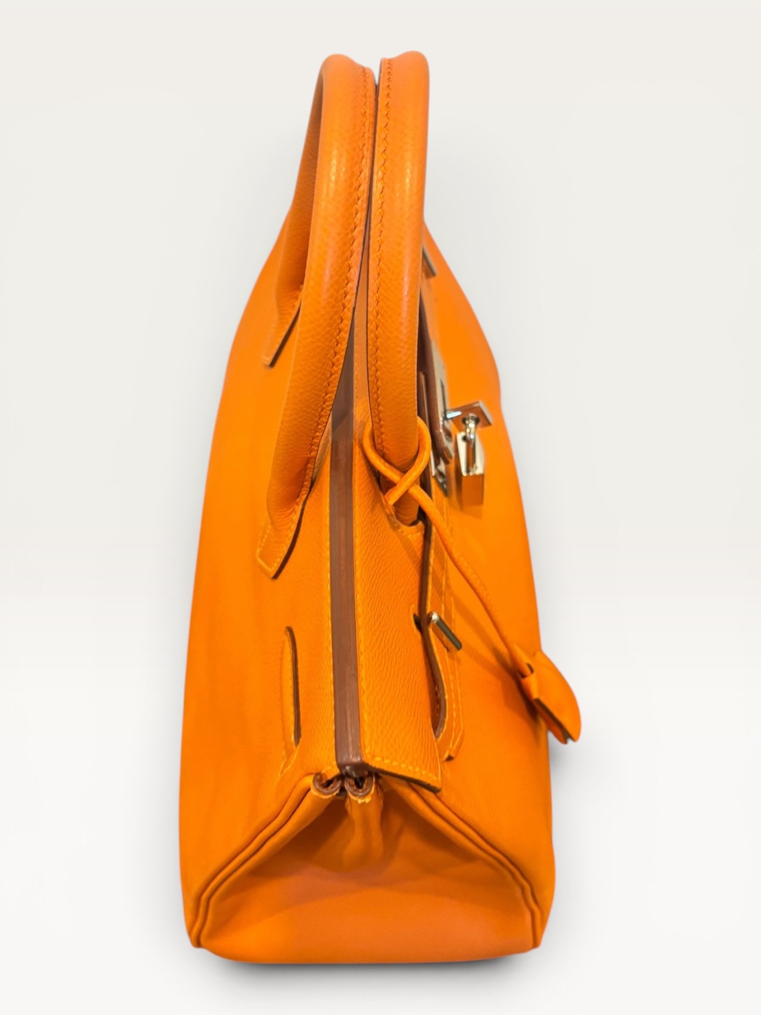sac Hermès HAC 28 Epsom orange H palladium 2007