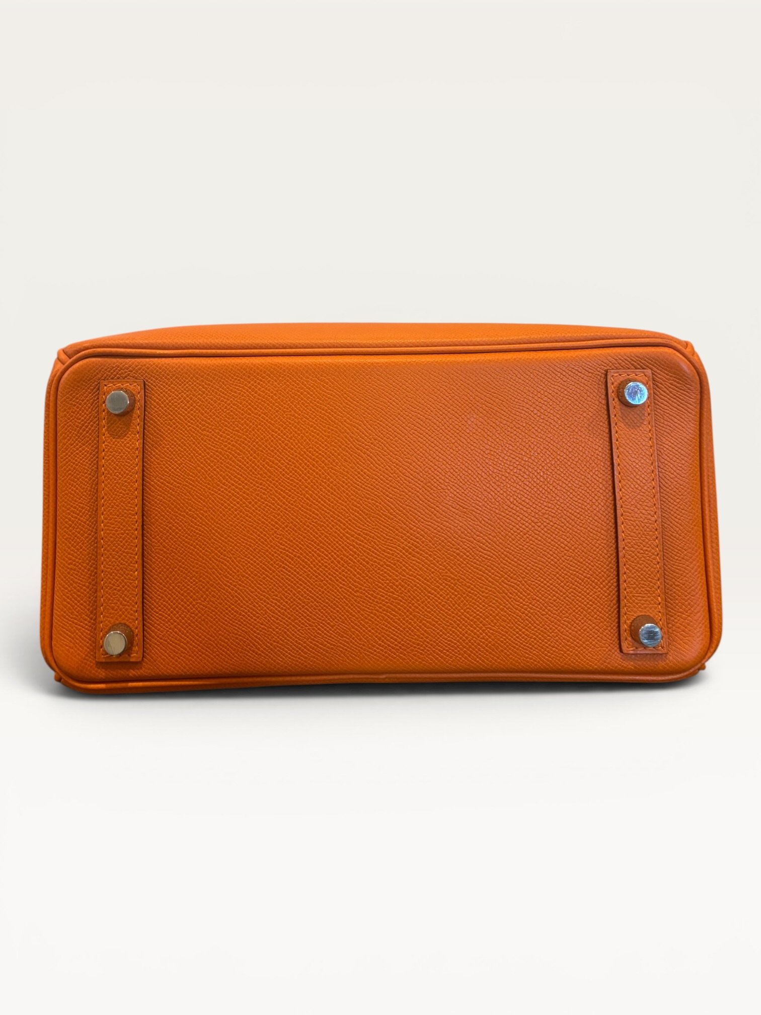 sac Hermès HAC 28 Epsom orange H palladium 2007
