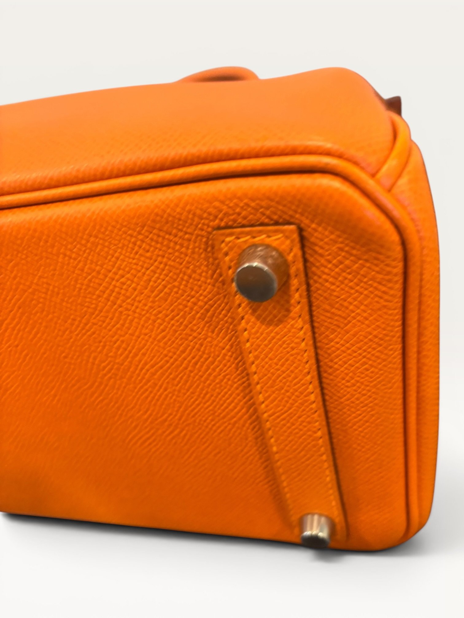sac Hermès HAC 28 Epsom orange H palladium 2007