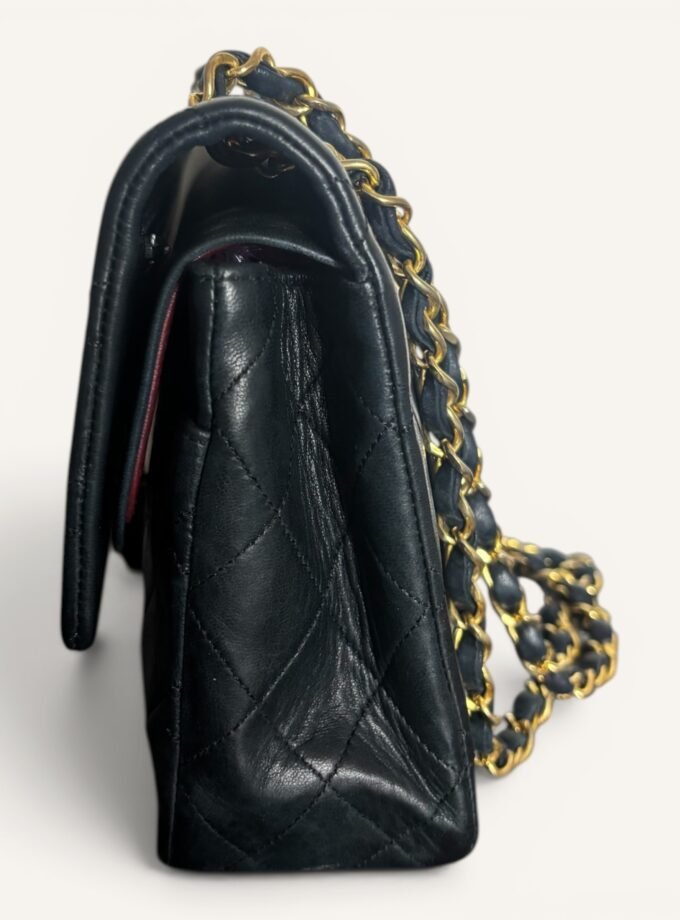 Sac Chanel Vintage Classique Medium Full Flap Noir