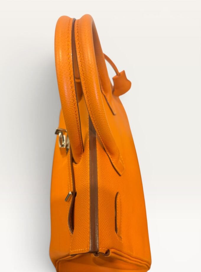 Sac Hermès HAC 28 Orange Epsom