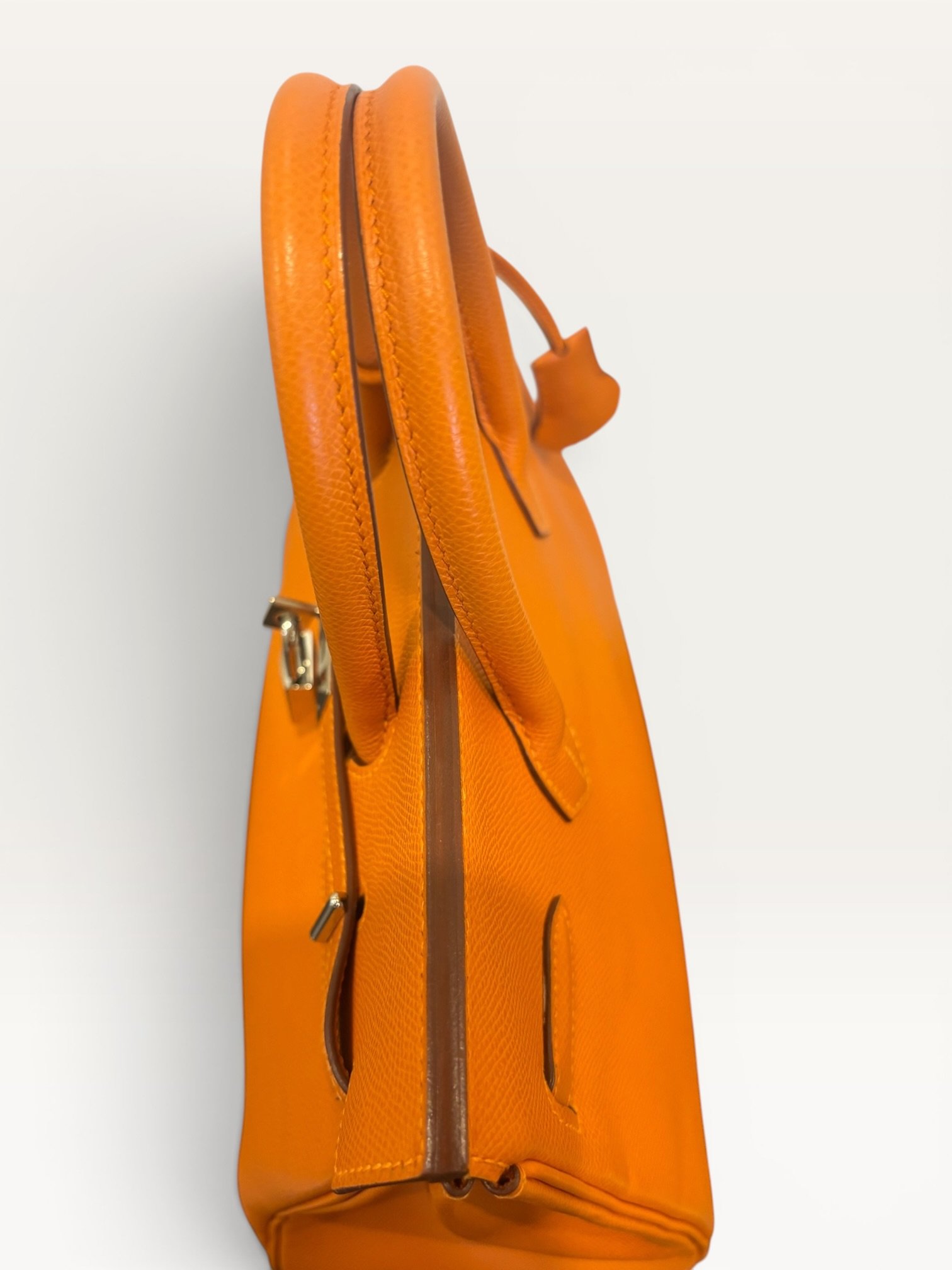 sac Hermès HAC 28 Epsom orange H palladium 2007