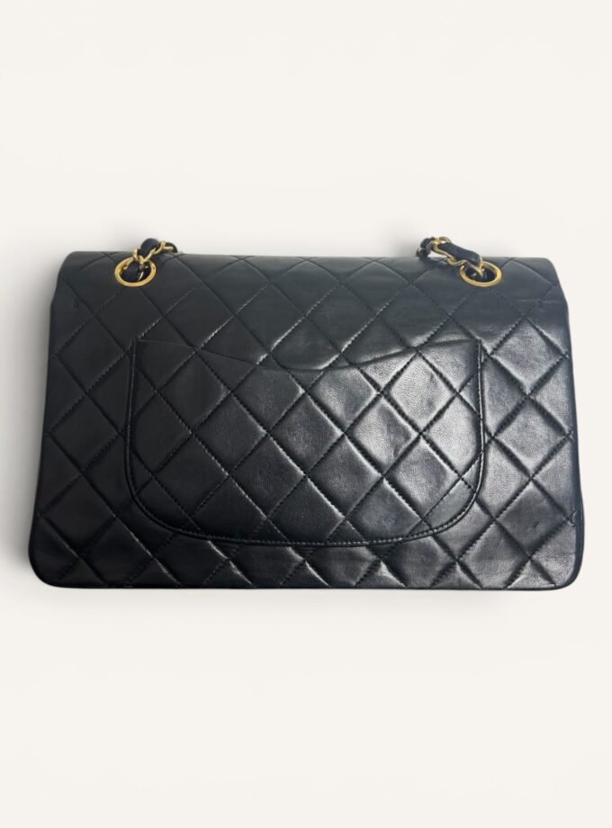 Sac Chanel Vintage Classique Medium Full Flap Noir
