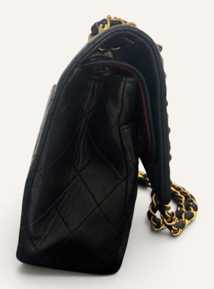 Sac Chanel Vintage Classique Medium Full Flap Noir