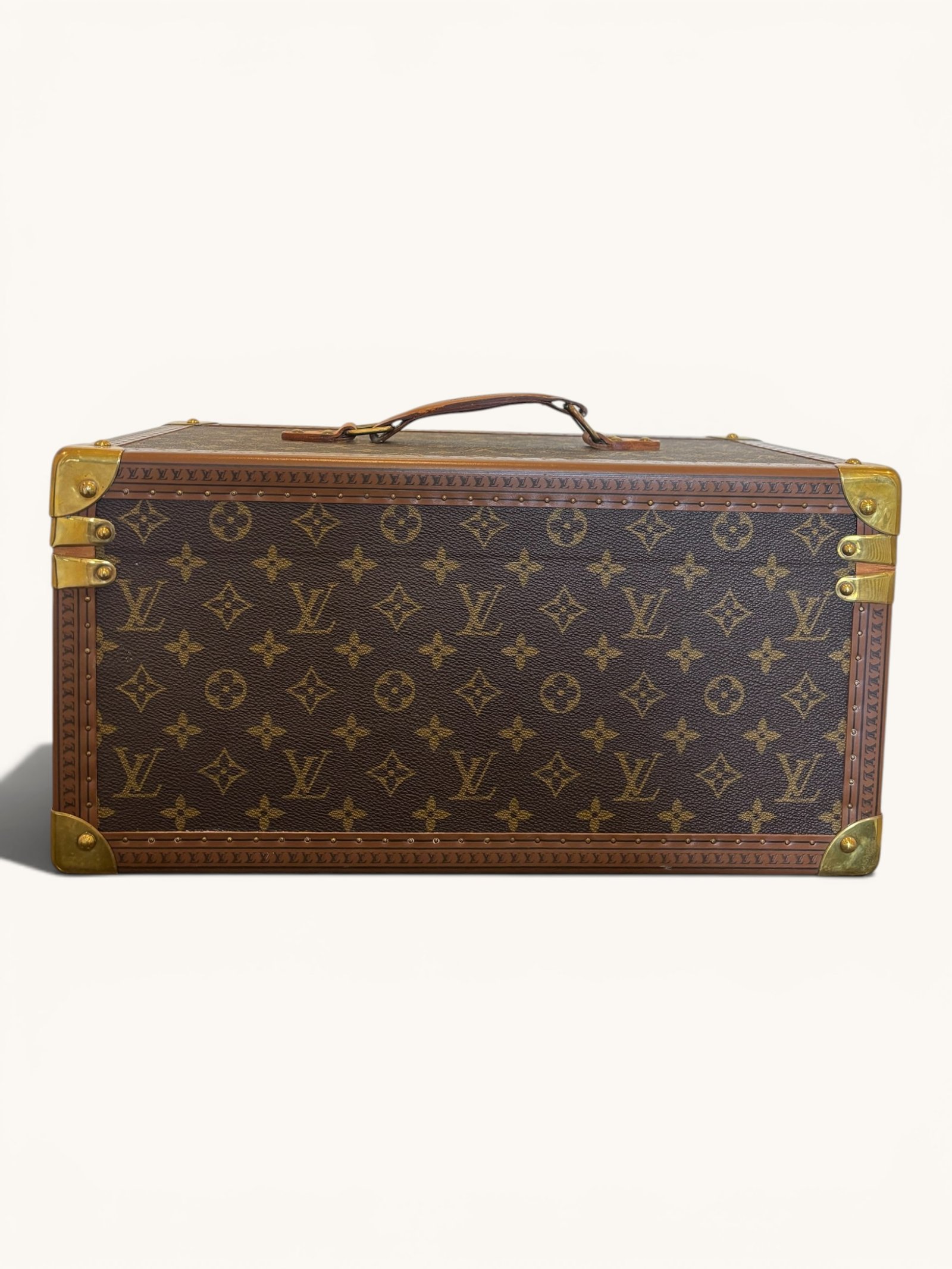 vanity boîte à bouteilles Louis Vuitton monogram vintage