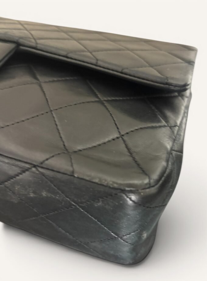 Sac Chanel Vintage Classique Medium Full Flap Noir