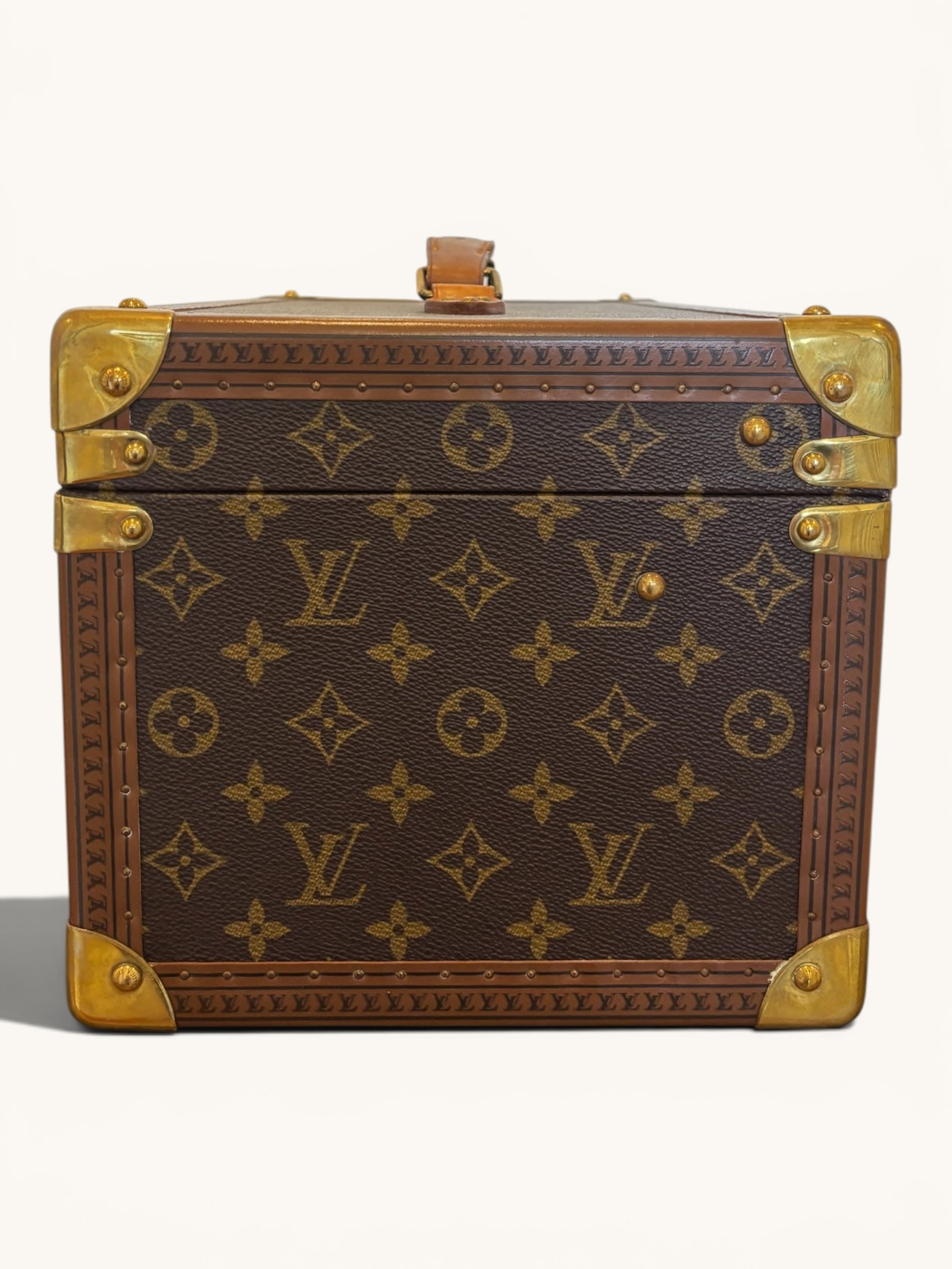 vanity boîte à bouteilles Louis Vuitton monogram vintage