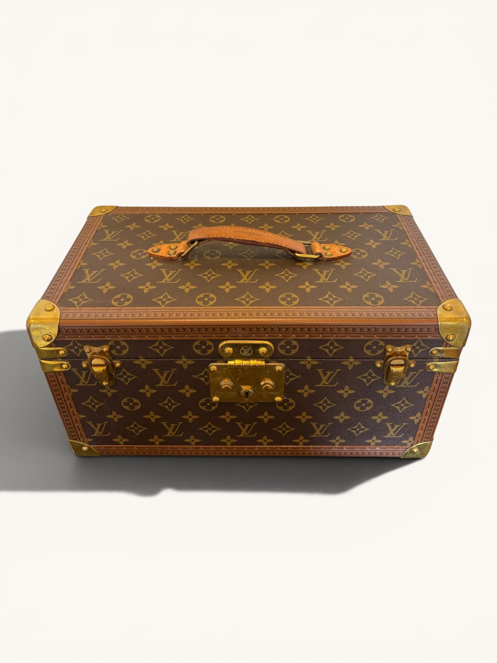 vanity boîte à bouteilles Louis Vuitton monogram vintage