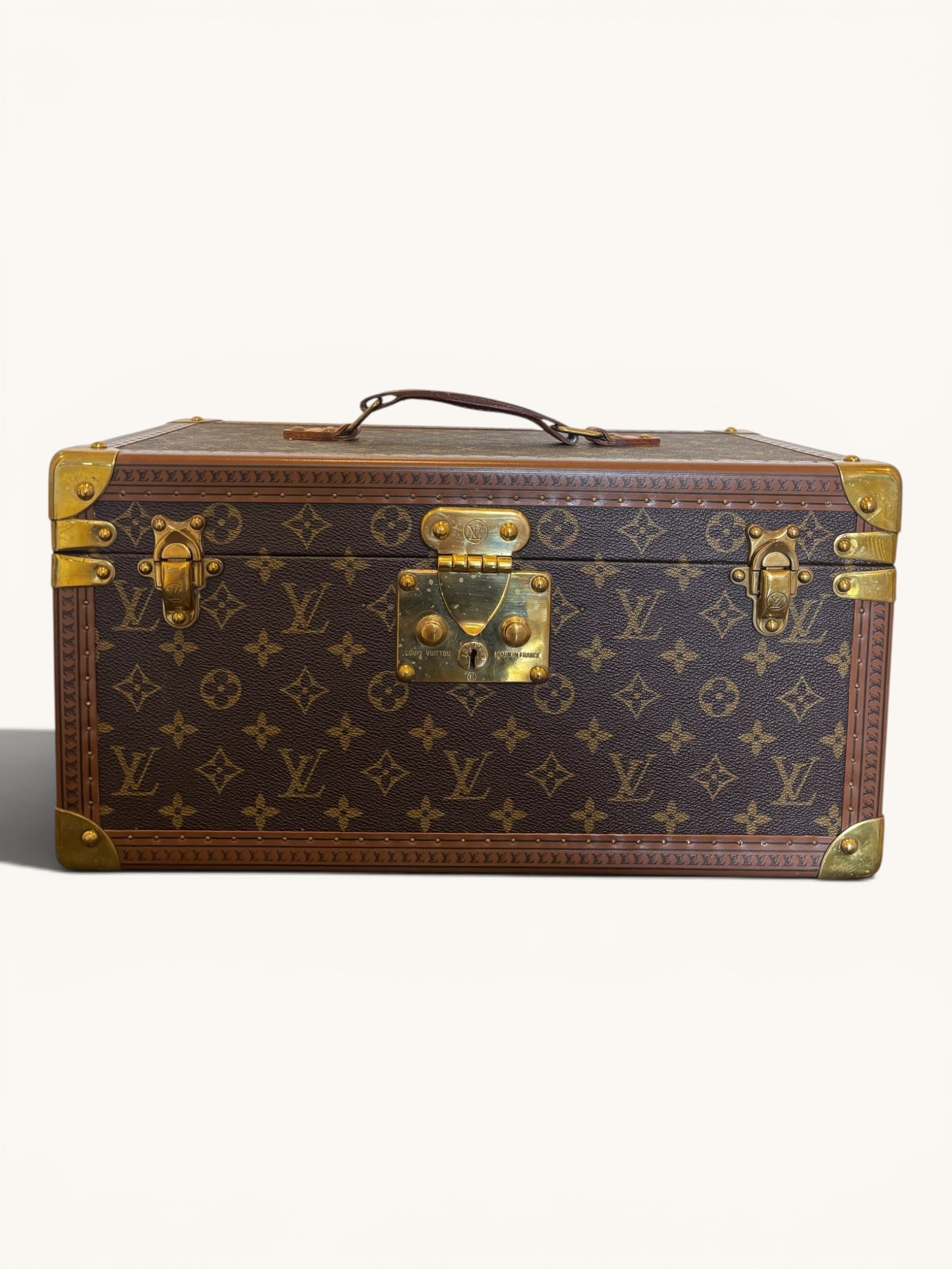 vanity boîte à bouteilles Louis Vuitton monogram vintage