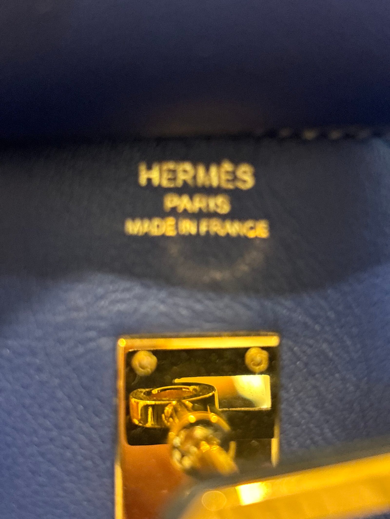Birkin 25 bleu saphir