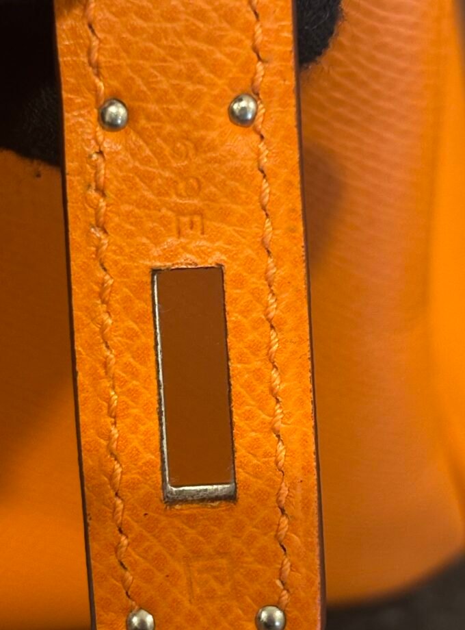 Sac Hermès HAC 28 Orange Epsom