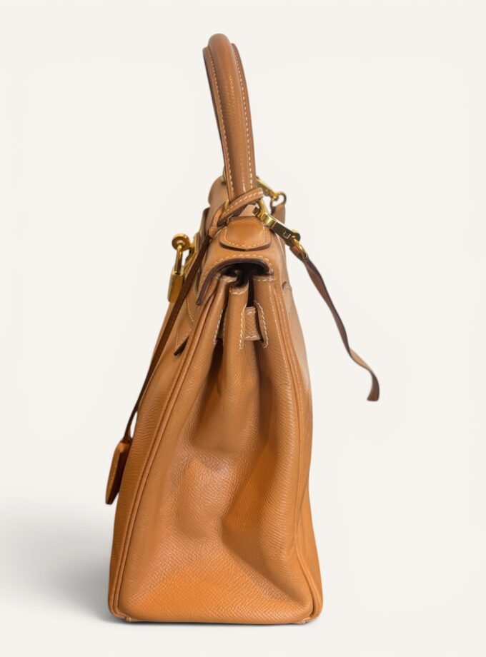 Sac Hermès Kelly 28 Courchevel Gold