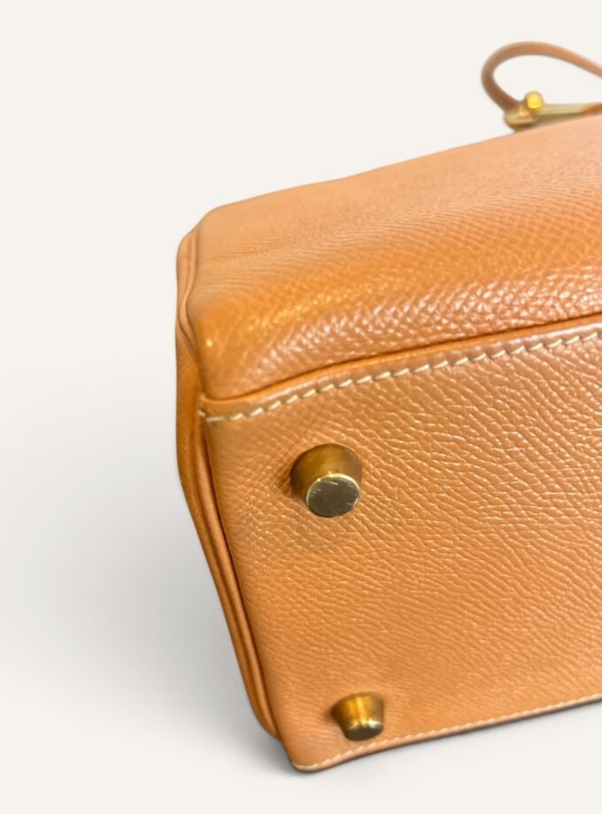 Sac Hermès Kelly 28 Courchevel Gold