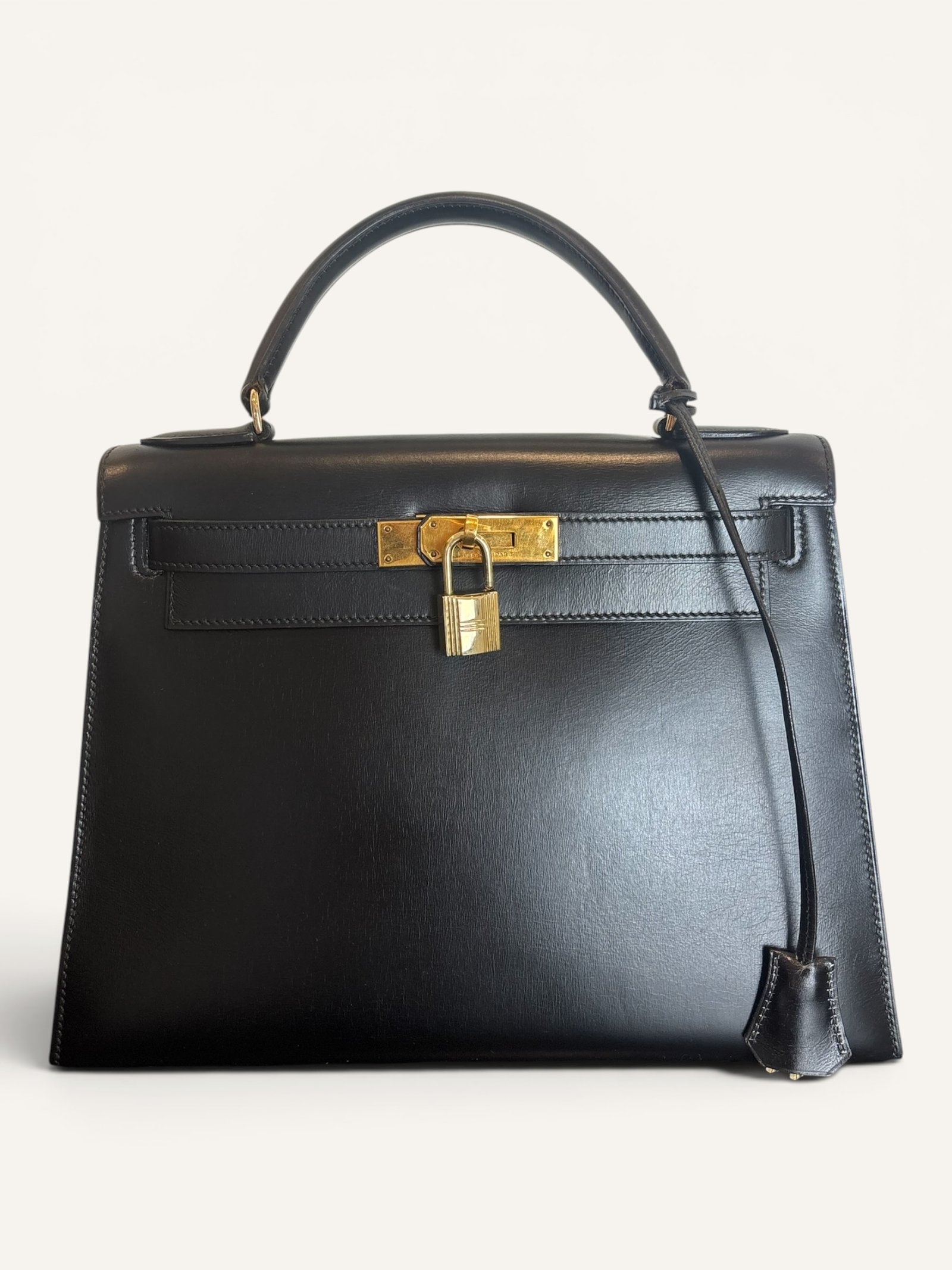 Kelly 28 Box Noir Vintage