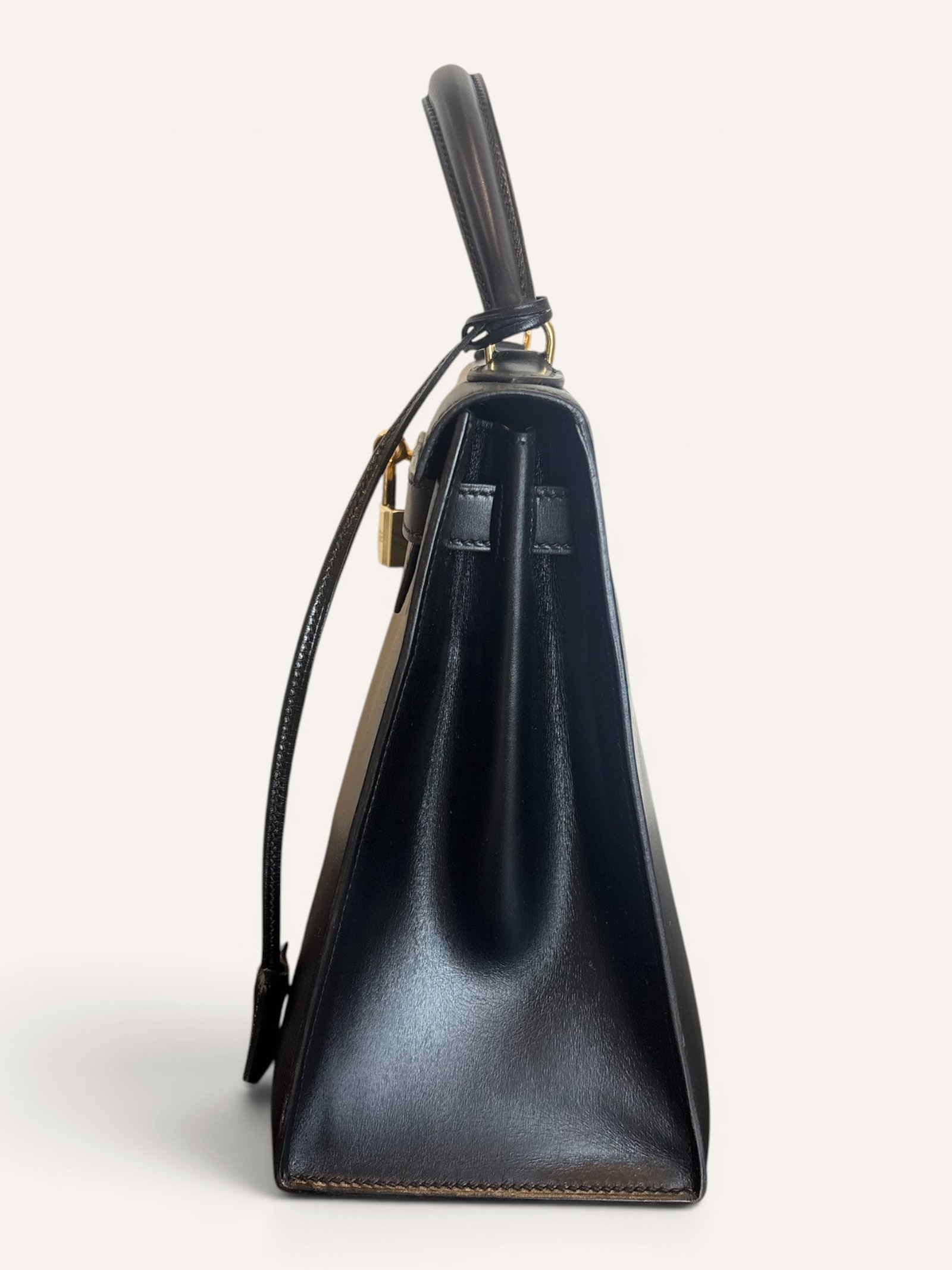 Kelly 28 Box Noir Vintage