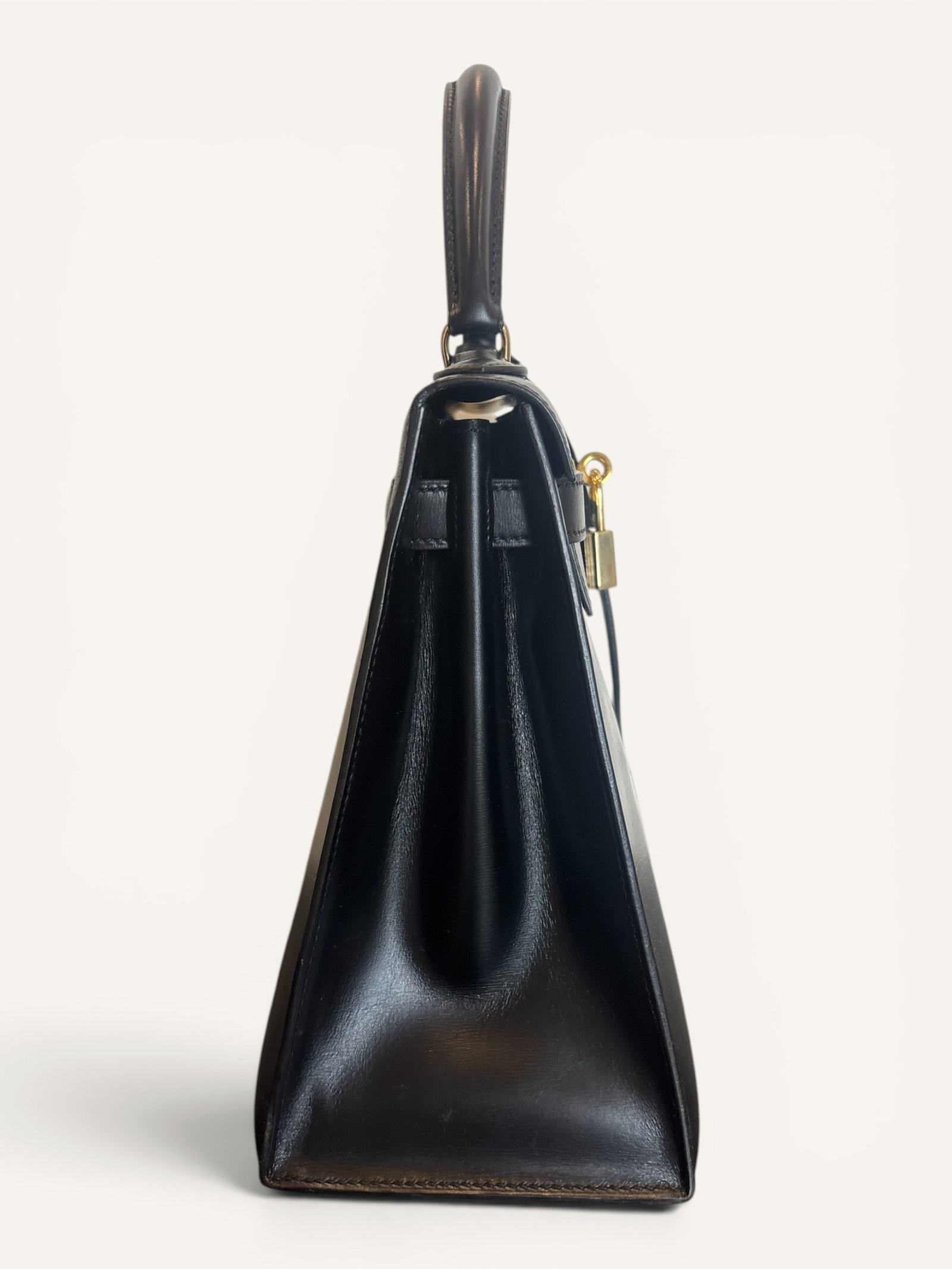 Kelly 28 Box Noir Vintage