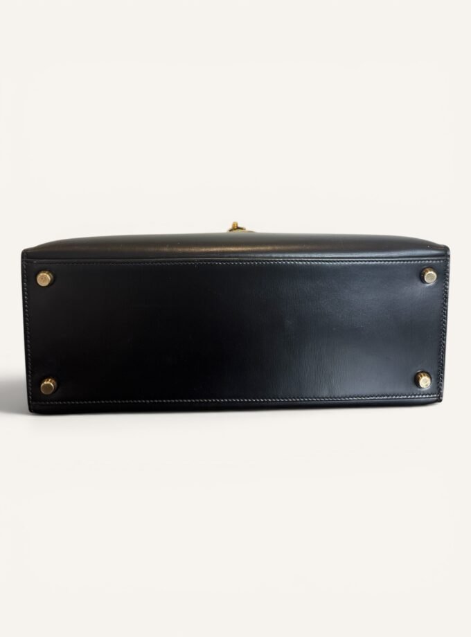 Sac Hermès Kelly 28 Box Noir 1978