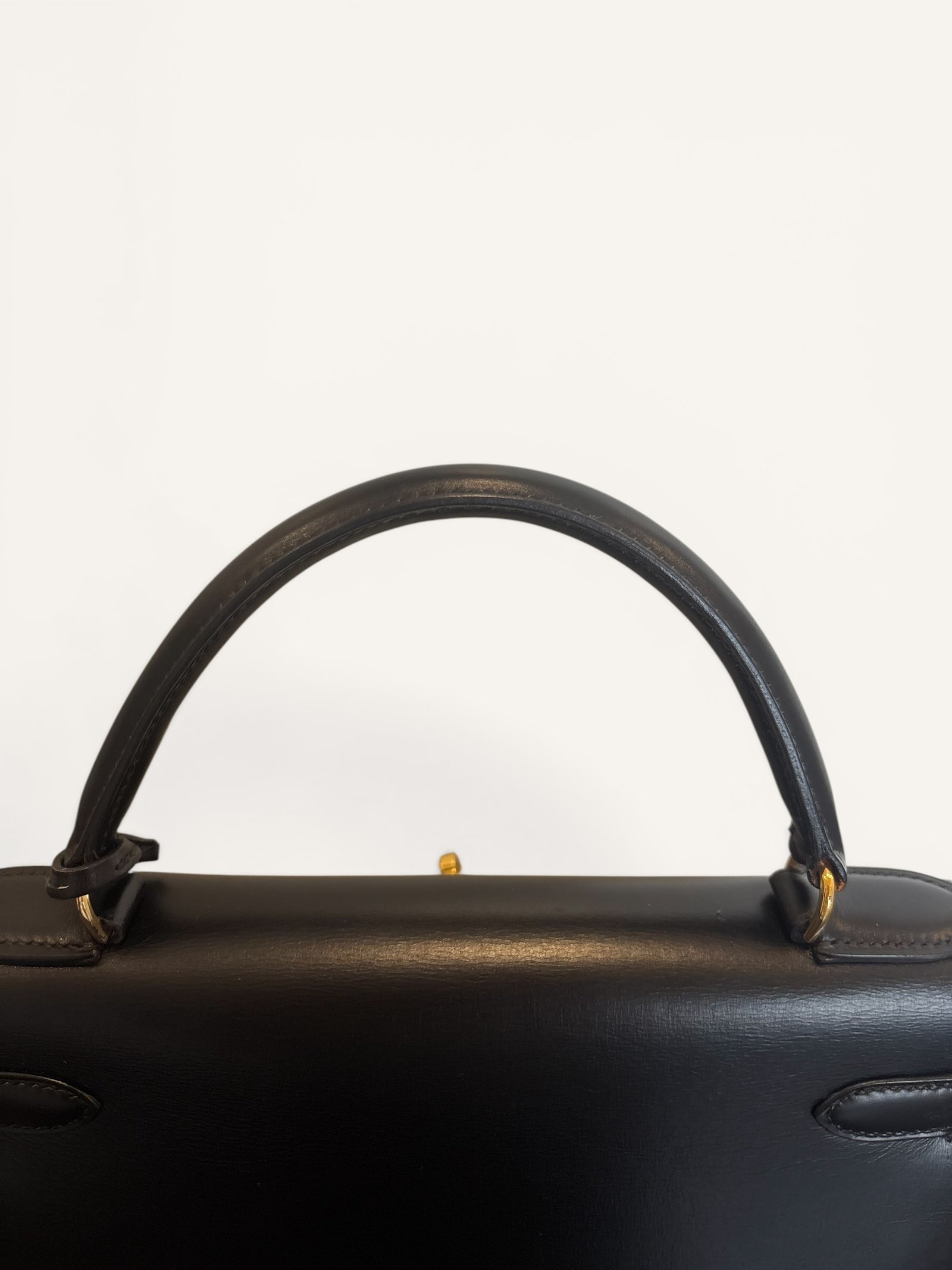 Kelly 28 Box Noir Vintage