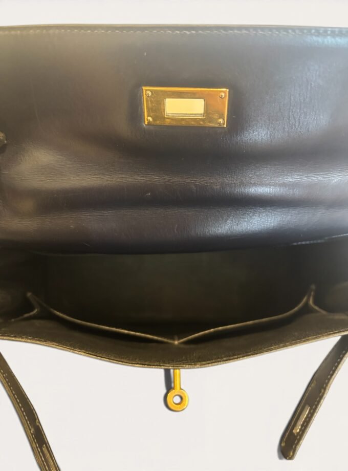 Sac Hermès Kelly 28 Toile & Cuir 1965