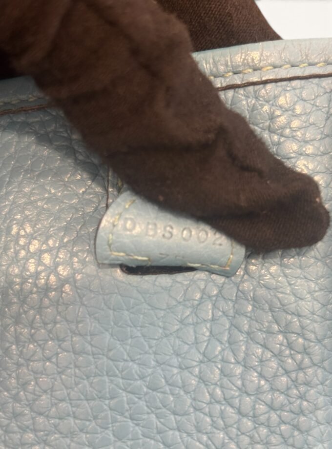 Sac Hermès Mini Evelyne Bleu Jean