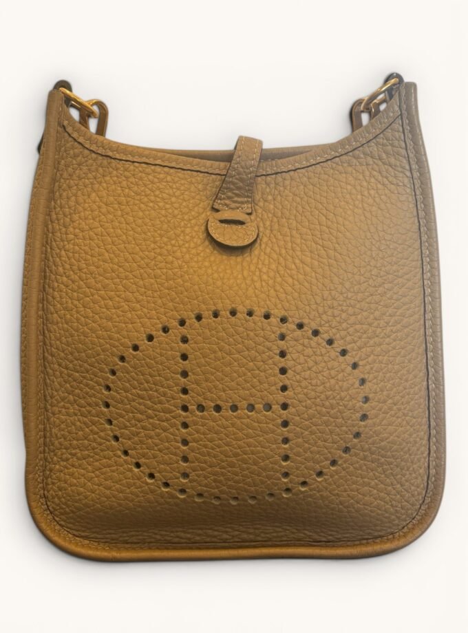 Sac Hermès Mini Evelyne Sable