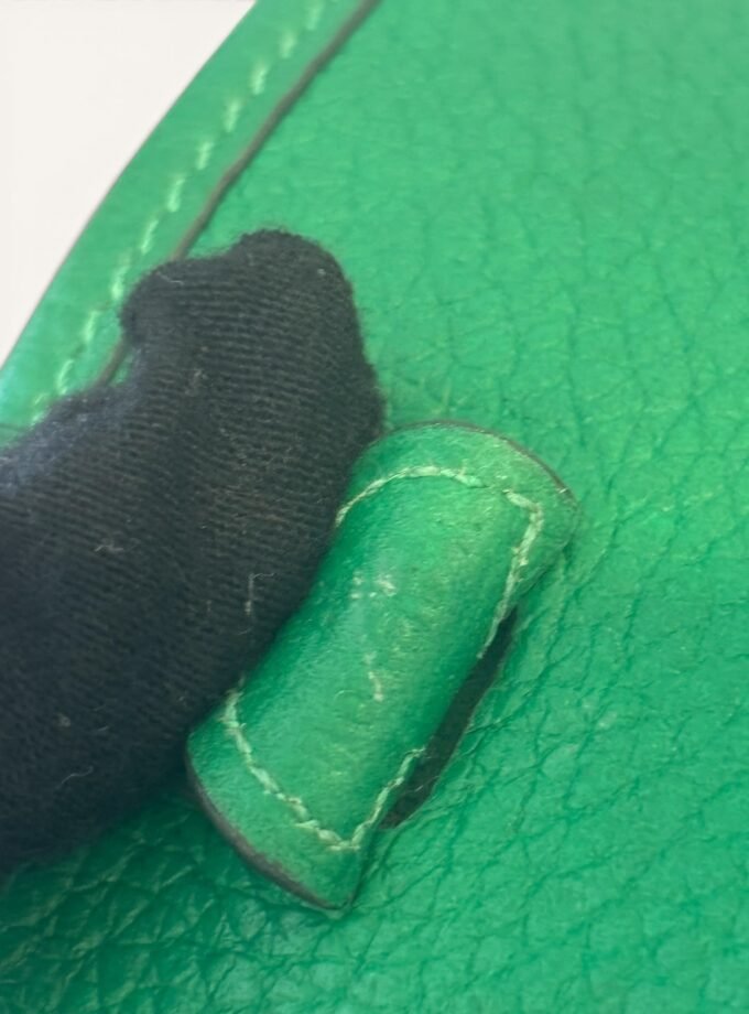 Sac Hermès Mini Evelyne Vert
