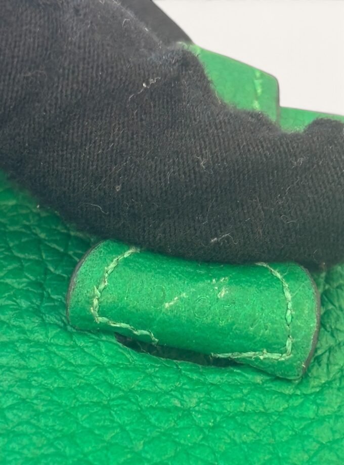 Sac Hermès Mini Evelyne Vert
