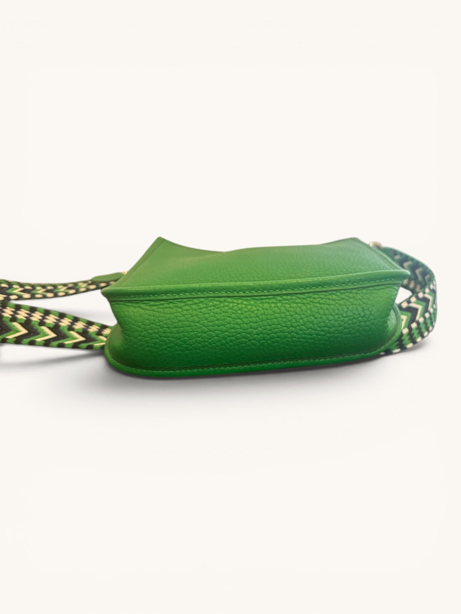 sac Hermès Mini Evelyne vert palladium 2020