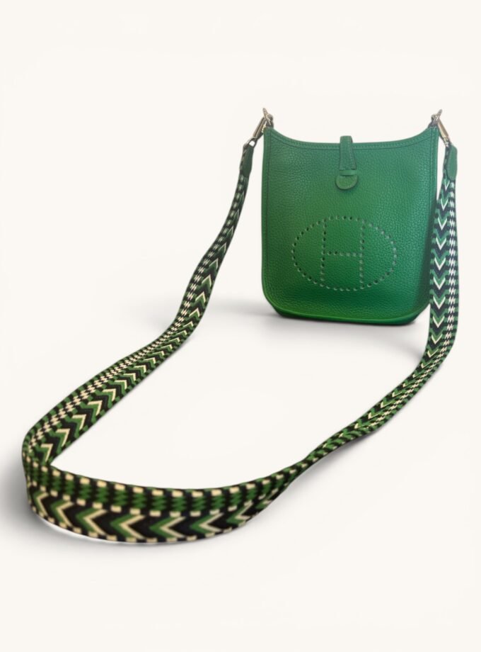 Sac Hermès Mini Evelyne Vert