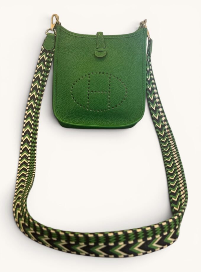 Sac Hermès Mini Evelyne Vert