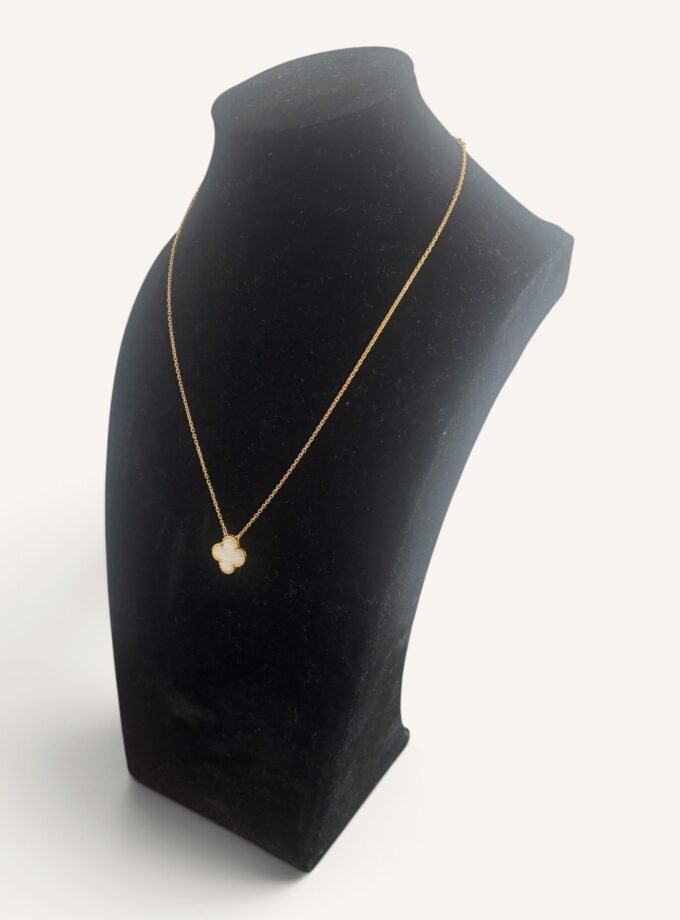 Collier Van Cleef & Arpels Vintage Alhambra or et Nacre