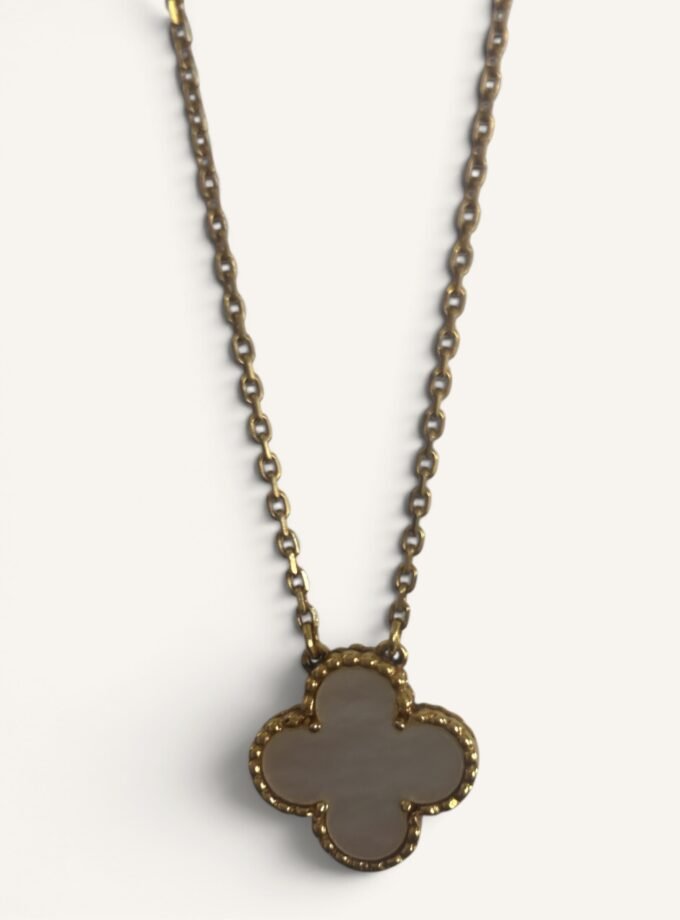 Collier Van Cleef & Arpels Vintage Alhambra or et Nacre