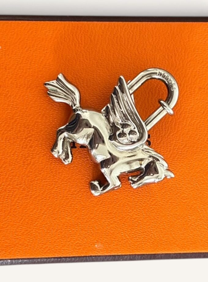 Cadenas Hermès Pégasus Argenté