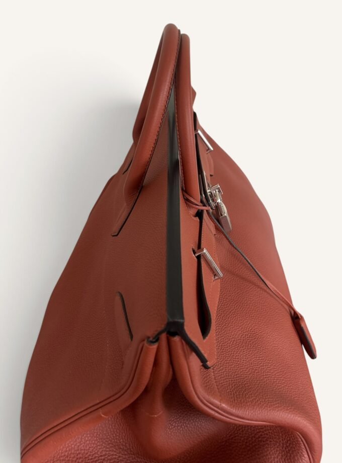 Sac Hermès HAC 50 Terracota Palladium