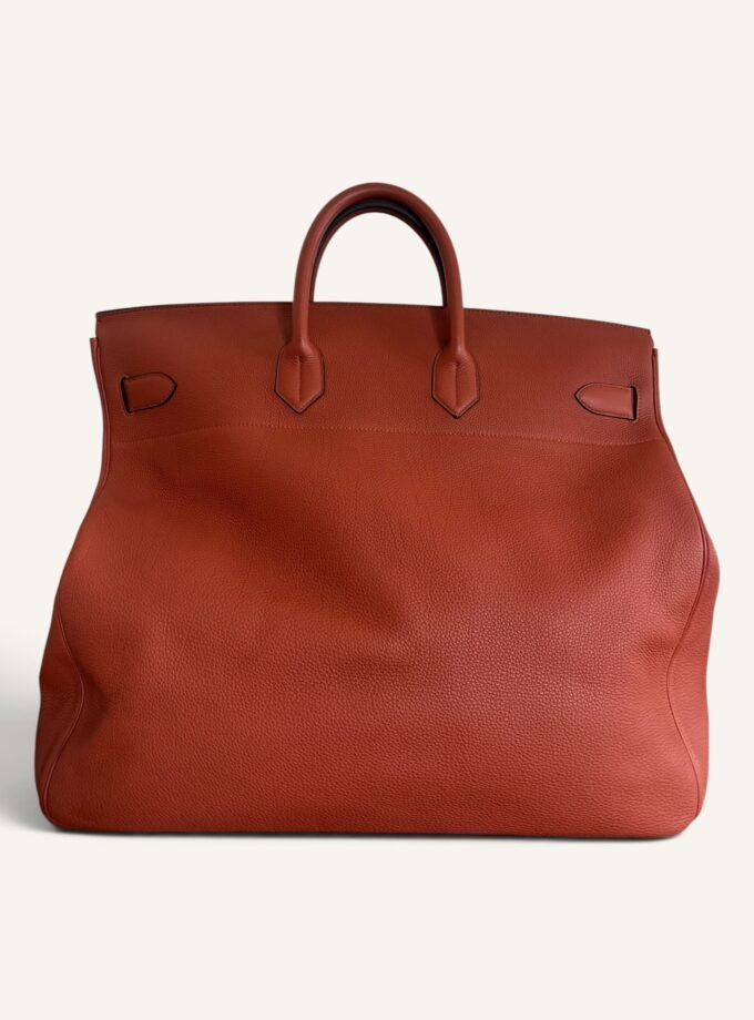 Sac Hermès HAC 50 Terracota Palladium