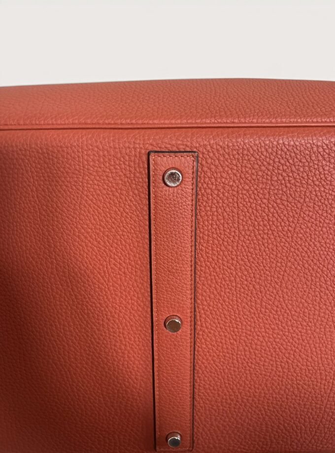 Sac Hermès HAC 50 Terracota Palladium