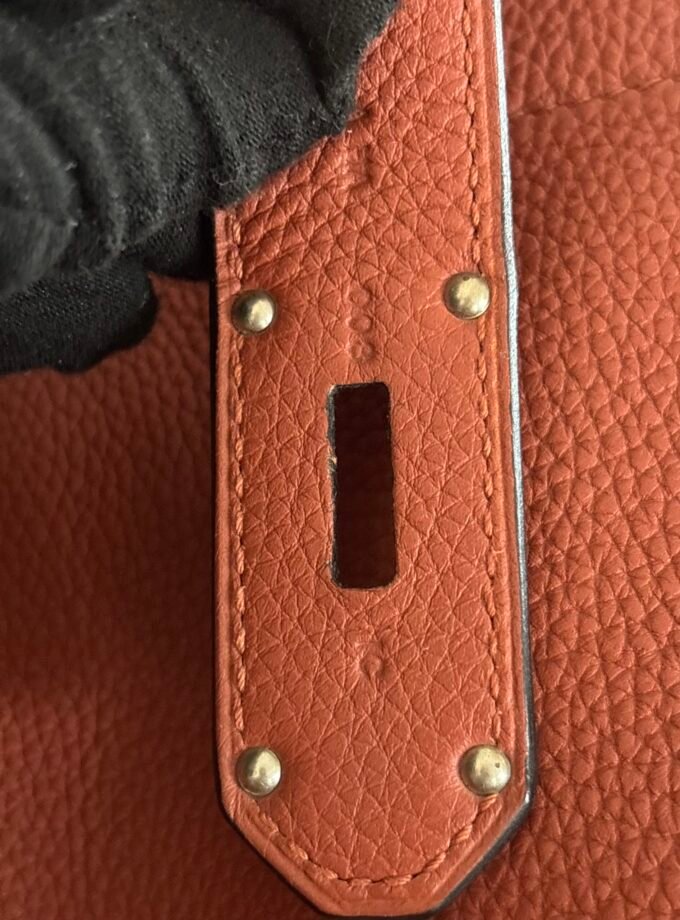 Sac Hermès HAC 50 Terracota Palladium