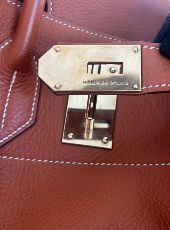 Sac Hermès HAC 50 Taurillon Brique