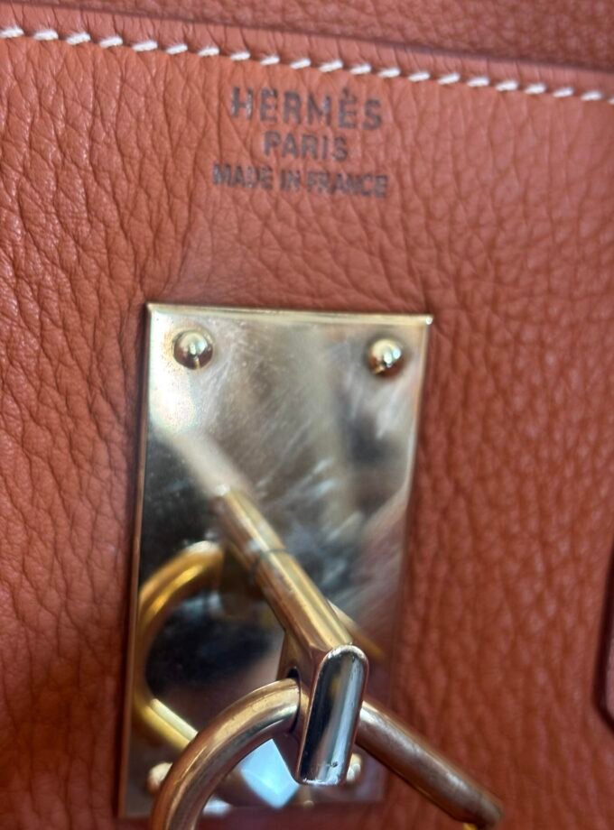 Sac Hermès HAC 50 Taurillon Brique